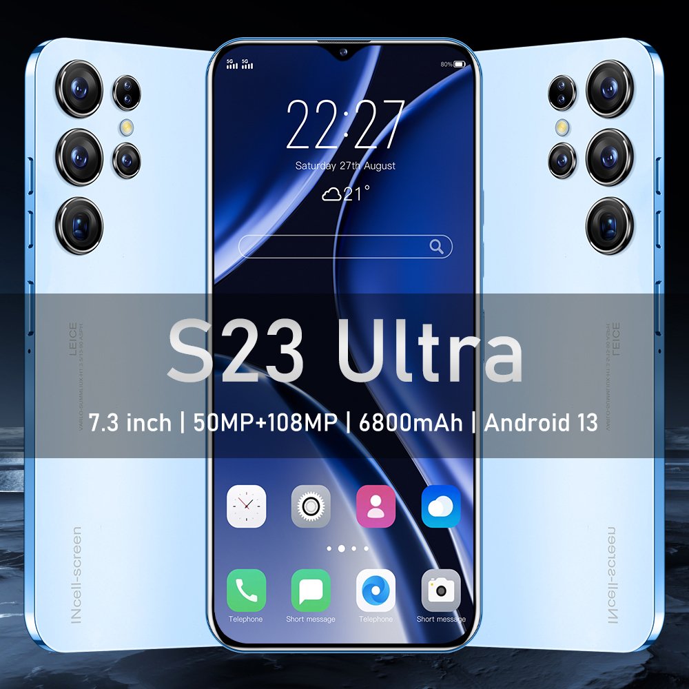 Wholesale Deal S23 Ultra 5G Smartphone with 16GB+1TB 7.3-inch and Touch Pen