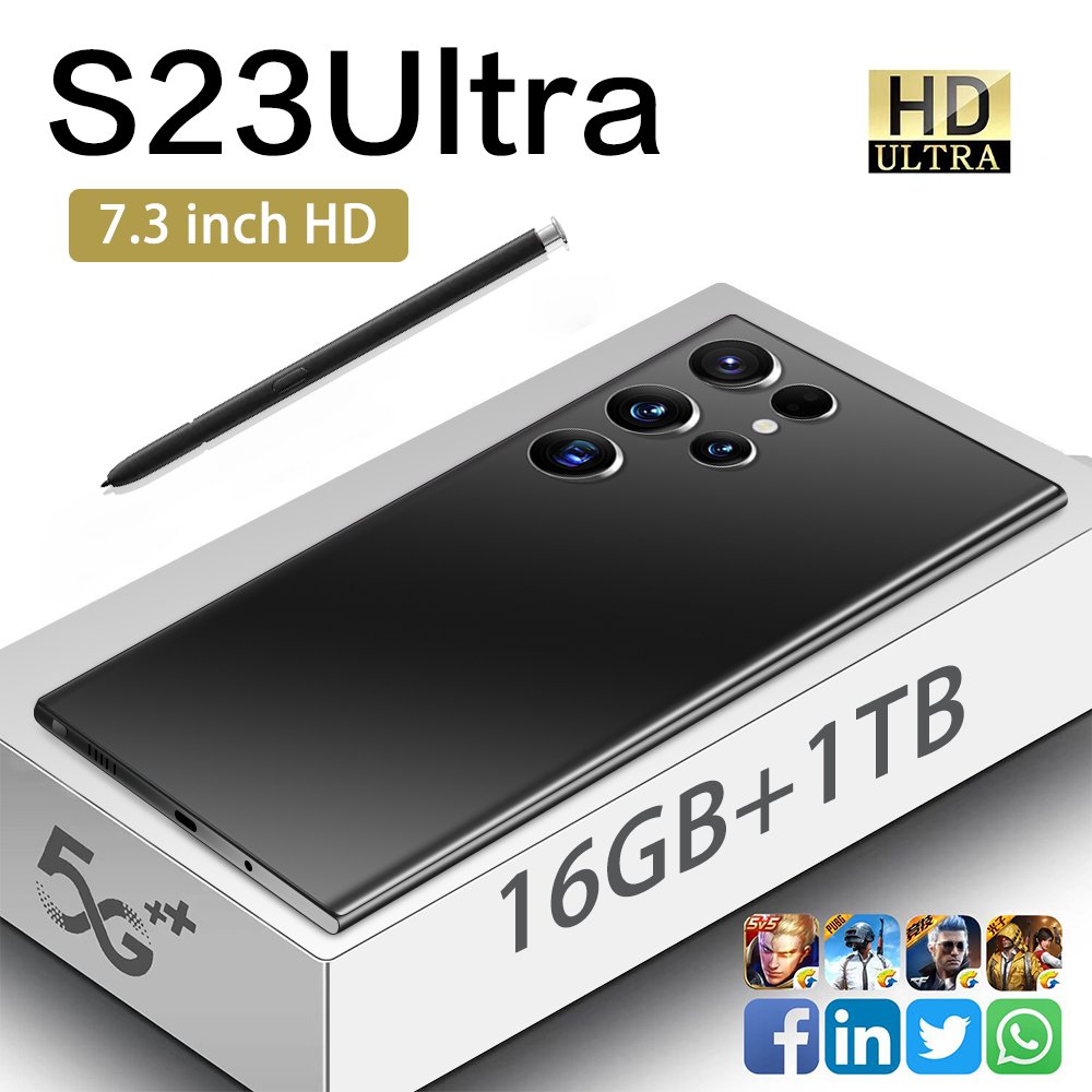 Nieuwe Drop Shipping S23 Ultra Mobiele Telefoon Met Smartphones 3G En 4G 5G Smartphone S23 Plus Ultra Mobiele Telefoon
