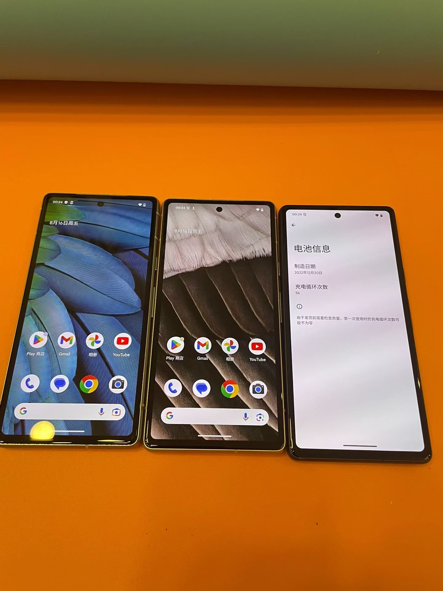 95% New 5G Android Smartphone for Google Pixel 6A 6GB+128GB Unlocking Mobile Phone