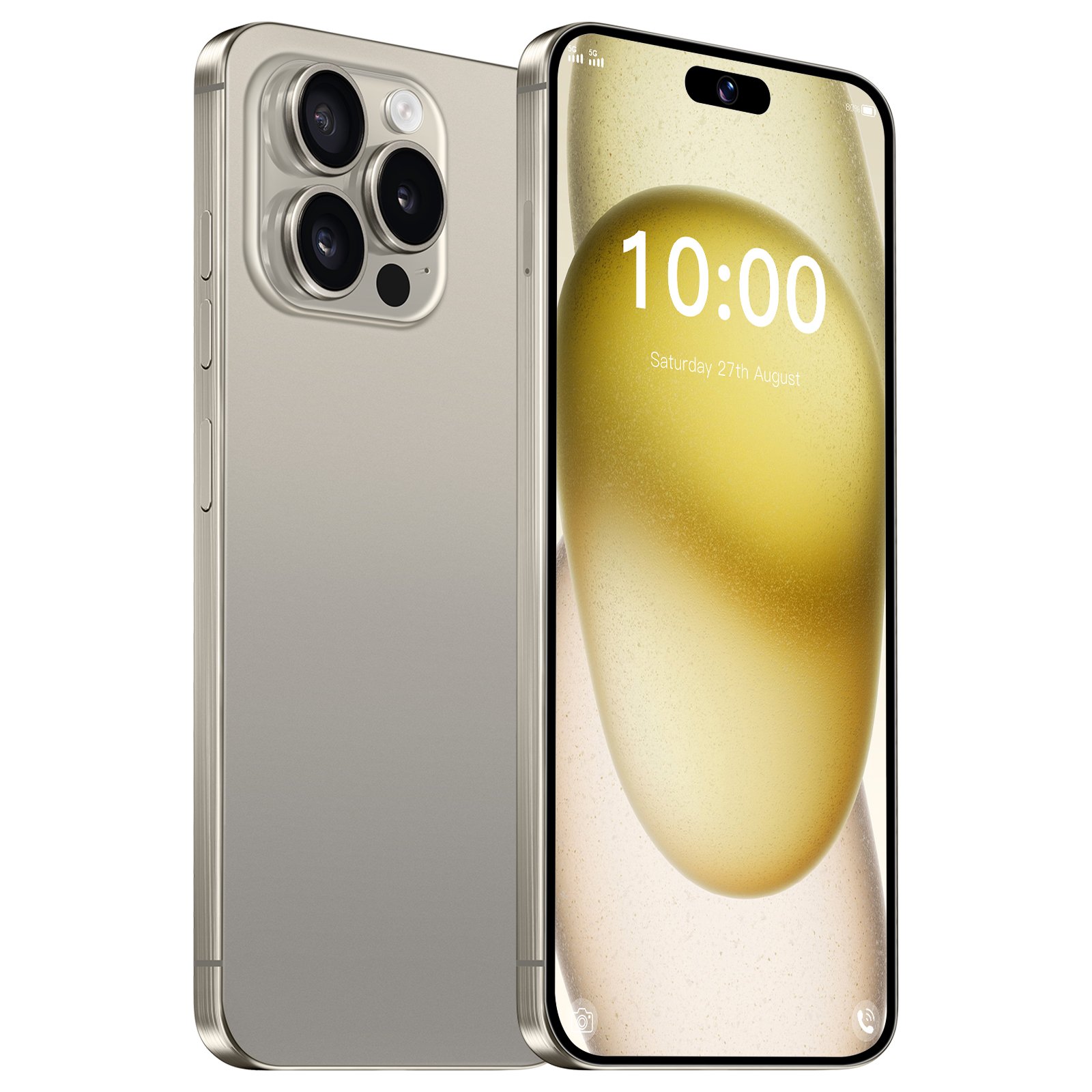 Unlocked Original I15 Phone15 Pro Max with 16GB+1TB and 6.7 Inch Full Display Android 14.0