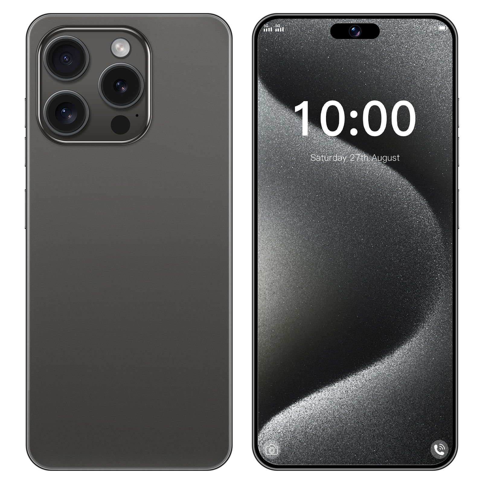 Unlocked Original I15 Phone15 Pro Max with 16GB+1TB and 6.7 Inch Full Display Android 14.0