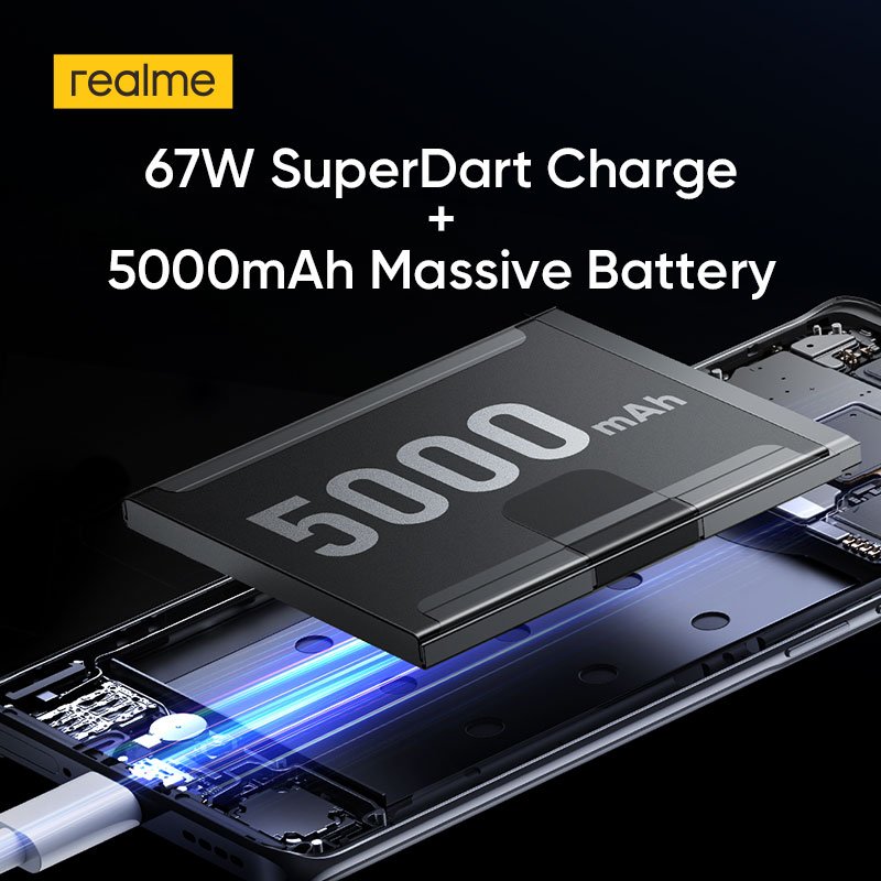realme 11 Pro MTK Dimensity 7050 6.7" 120Hz Curved Vision 100MP OIS Pro Light Camera 67W SuperDart Charge 5G Smartphone
