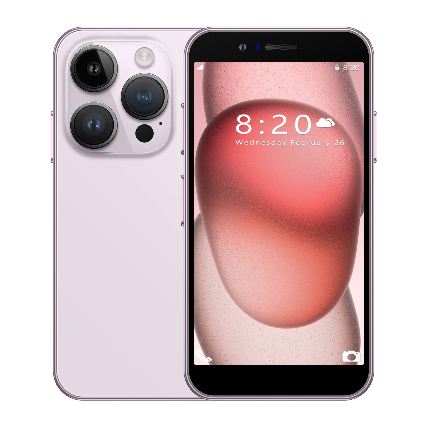 i15 Mini 5G Smartphone High Quality Smart Cell Phone with MTK Processor Face Recognition Hot Selling Color Display