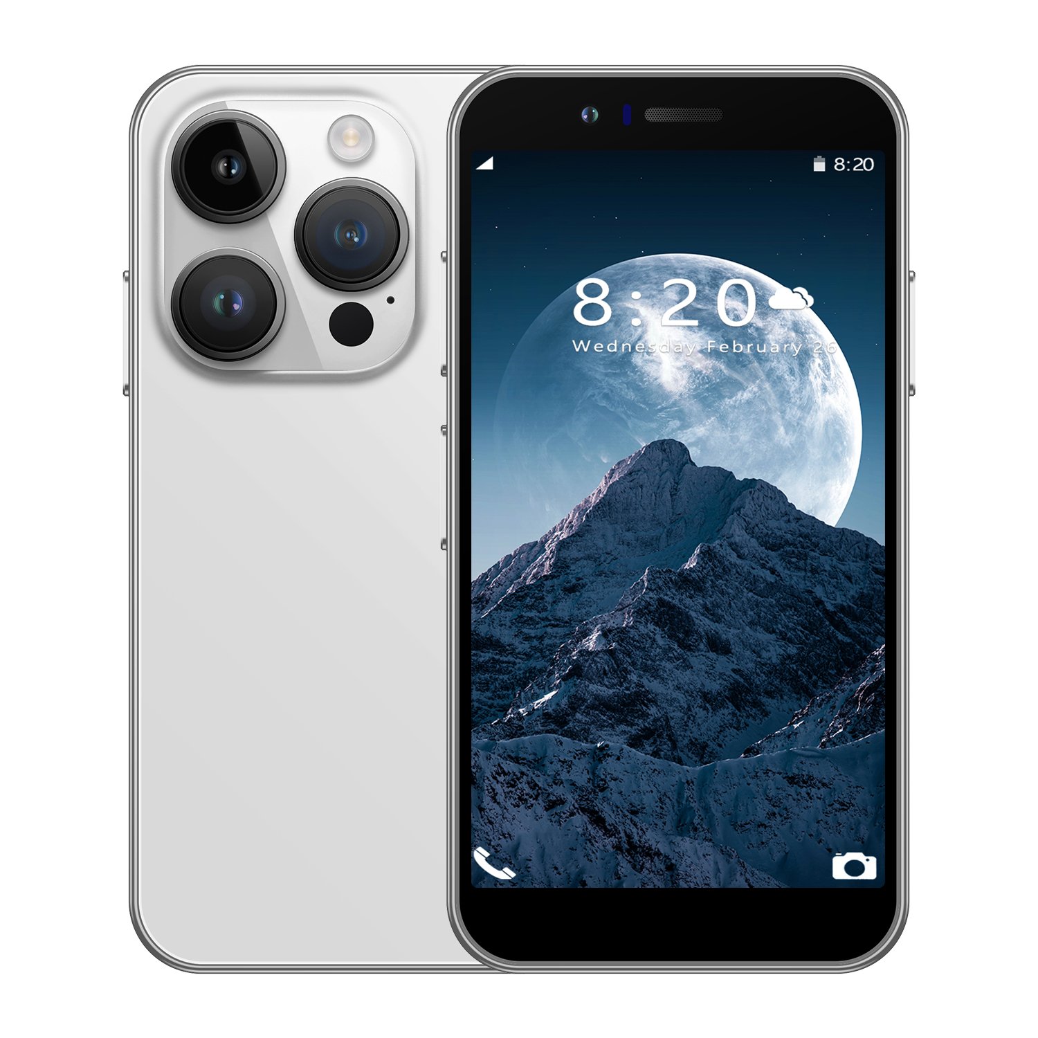 i15 Mini 5G Smartphone High Quality Smart Cell Phone with MTK Processor Face Recognition Hot Selling Color Display