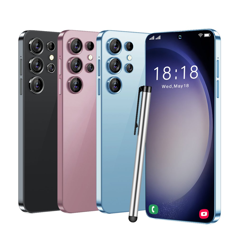 Hot deals S24 ultra 16g+1T Smartphone 7.3inch Unlocked cellphone dual card 5G smartphone Android Mobile phones