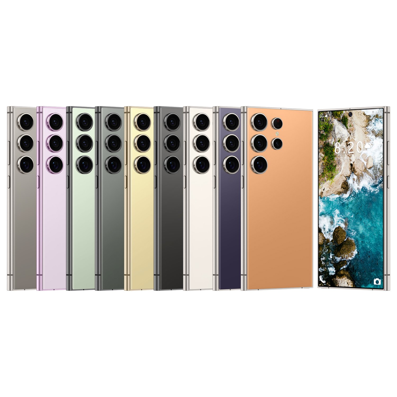 Hot Sale 5g Smartphone Quick Charge Fingerprint Access Dual SIM Card High Quality 108MP Rear Camera Spanish Operating Language