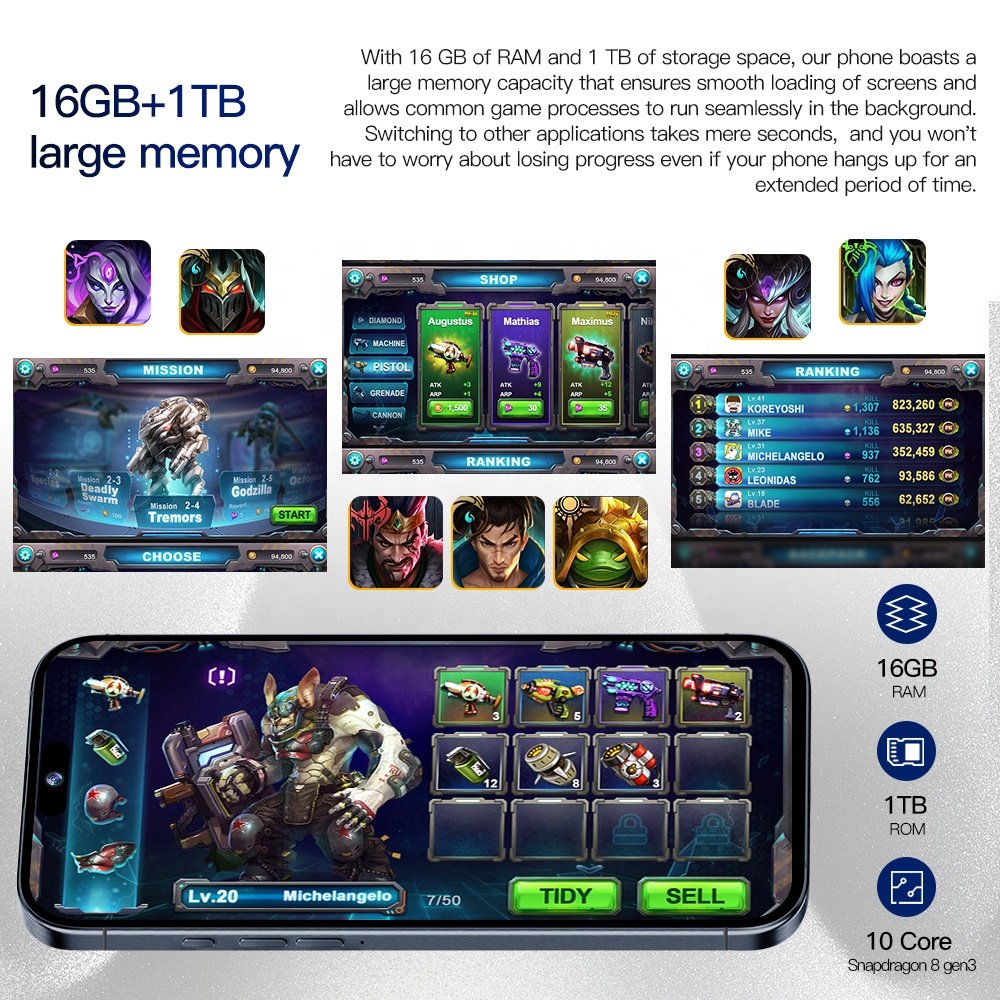 High Quality Wholesale 15 Pro Max Smartphone China Mobile Phone Price List Cheap Phones Wholesale