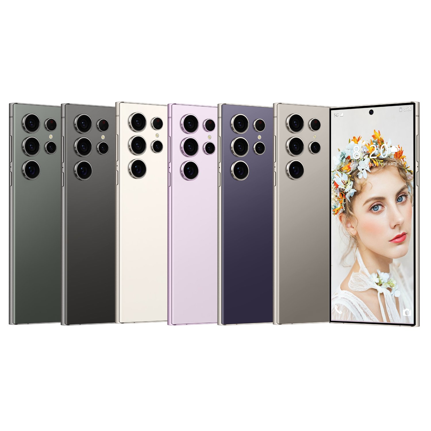 2024 Original Brand New S24 Ultra Phone 7.2 inch 12GB+512GB 4G 5G Smartphones With Stylus 4 Cameras Face ID Unlocked Cellphones