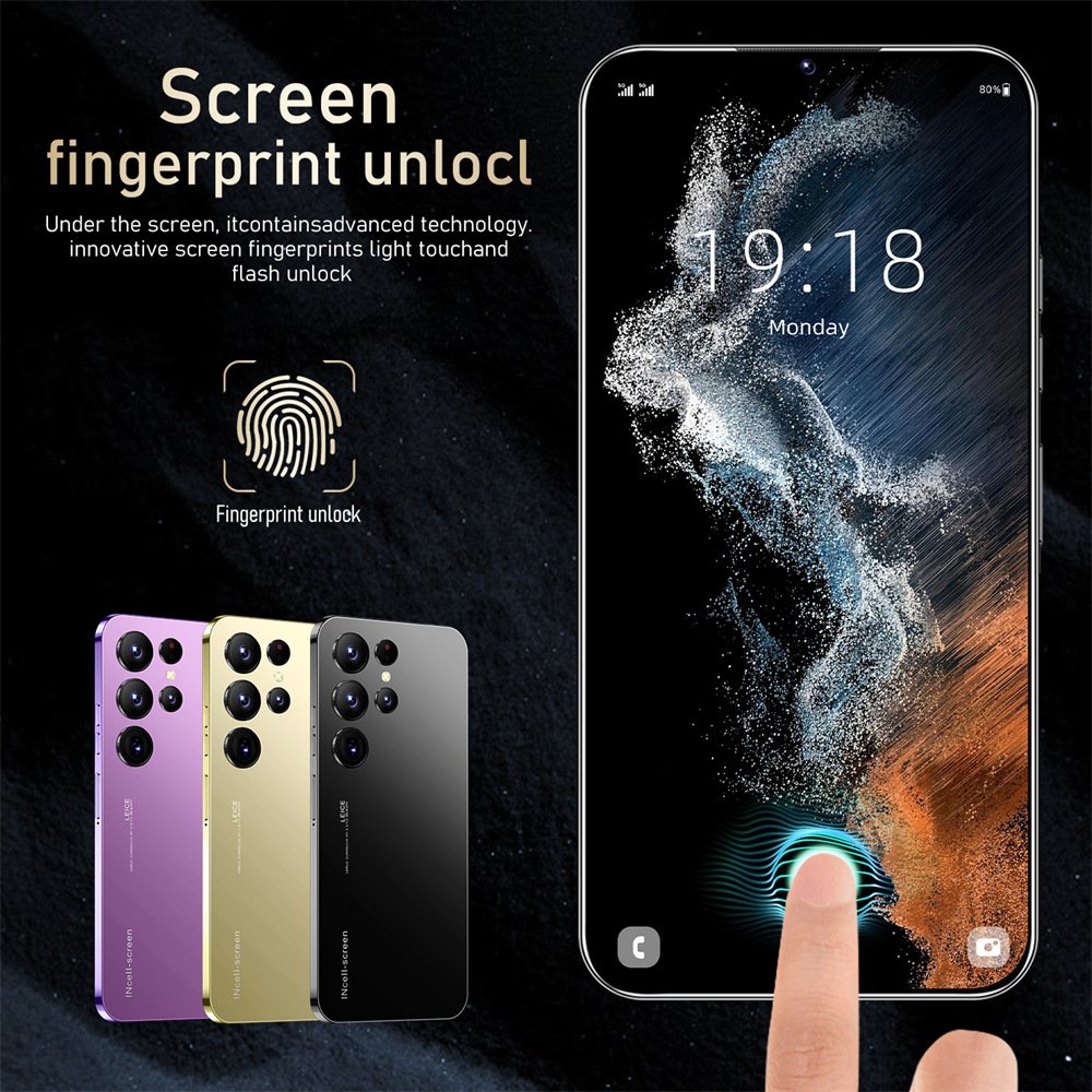 Phones S24 Ultra Smartphones for S24 Ultra 16GB+1TB 5G Dual SIM Cellphone Mobile Phone Original Smart Phone HD LCD 65W Hexa Core