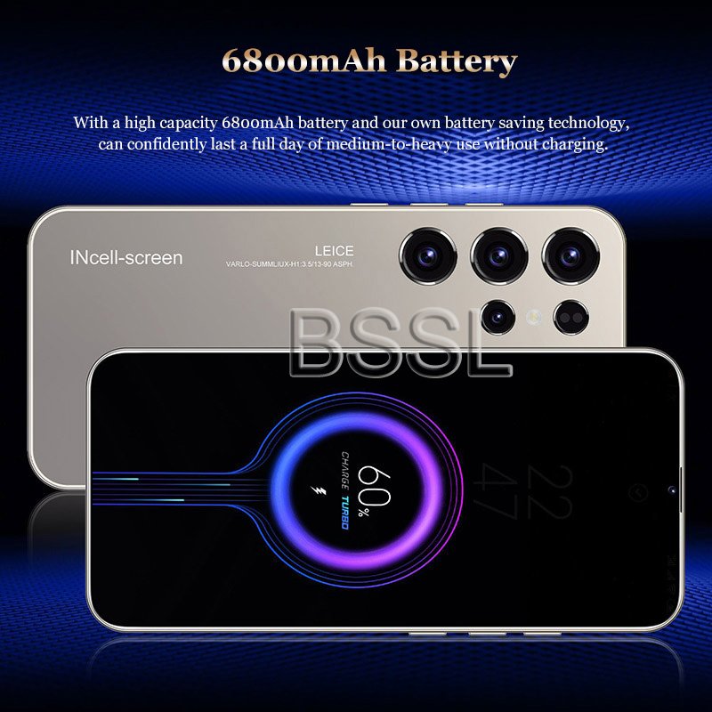 Glxy S24 Ultra 12/512GB 5G Unlocked mobile phone s23 Ultra 108MP 6.8 inch Full Display 5000mAh Smart Android Phone