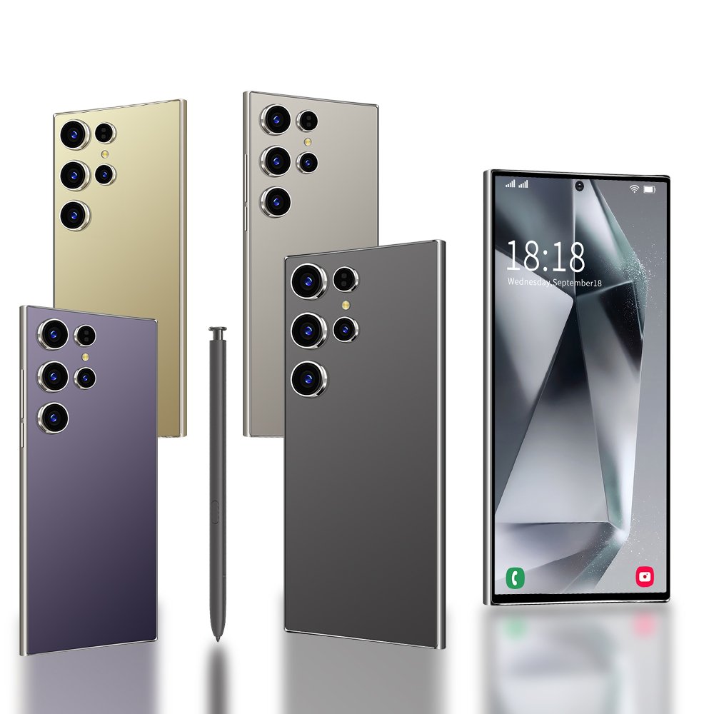 Hot selling 5G smartphone S24 Ultra telephone 7.3 inch android phones unlocked 16G+1TB cellphone mobile phones 4G 5G