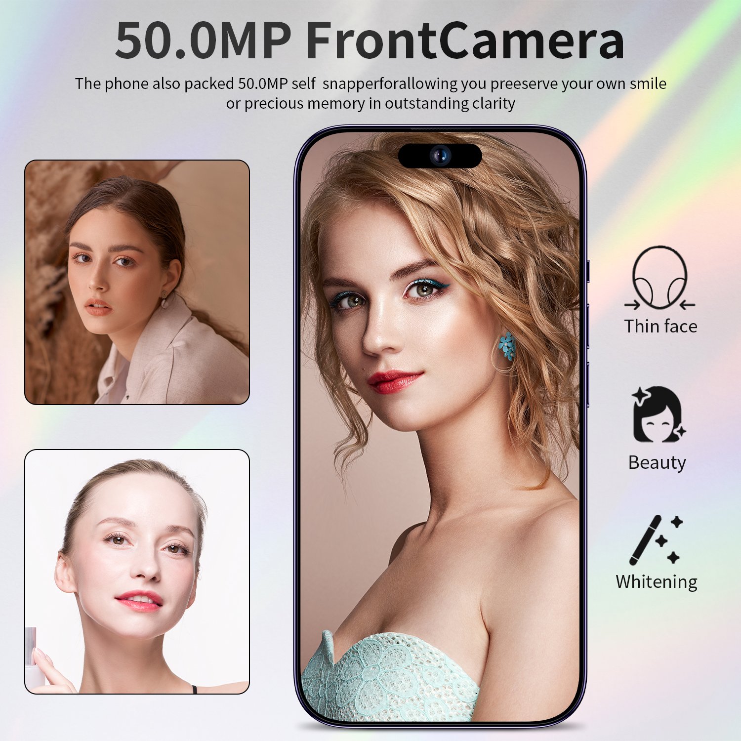 Original i For Phone 15 Pro Max 5G Smartphone 8GB+256GB 50+108MP Cell Phone 5G Telefone i15 Android Feature Gaming Mobile Phones
