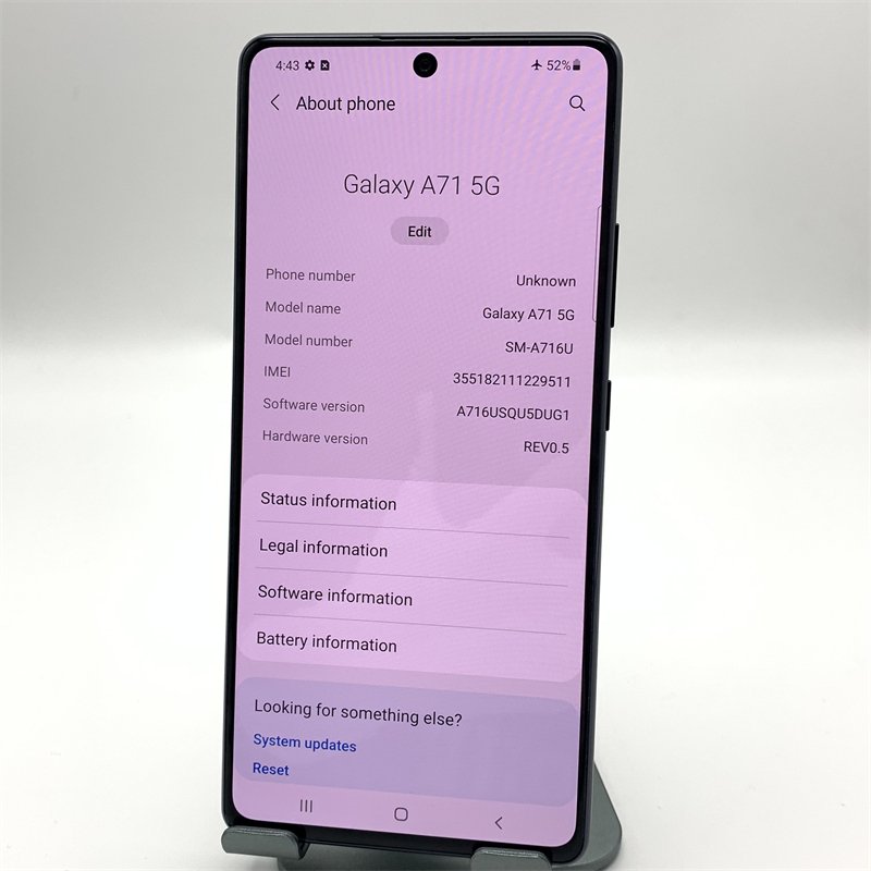 Stock Original Mobile Phone A71 5G Phone for Samsung Galaxy A71 Dual Sim Smart Phone