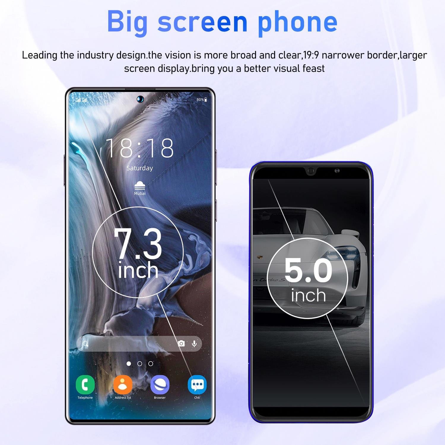 S23 1tb Android Smartphone Android 12.0 Mobile Phones Original S22 Ultra 5g Phone 7.3 Inch 16gb + Smart Phone TFT 65W 48MP