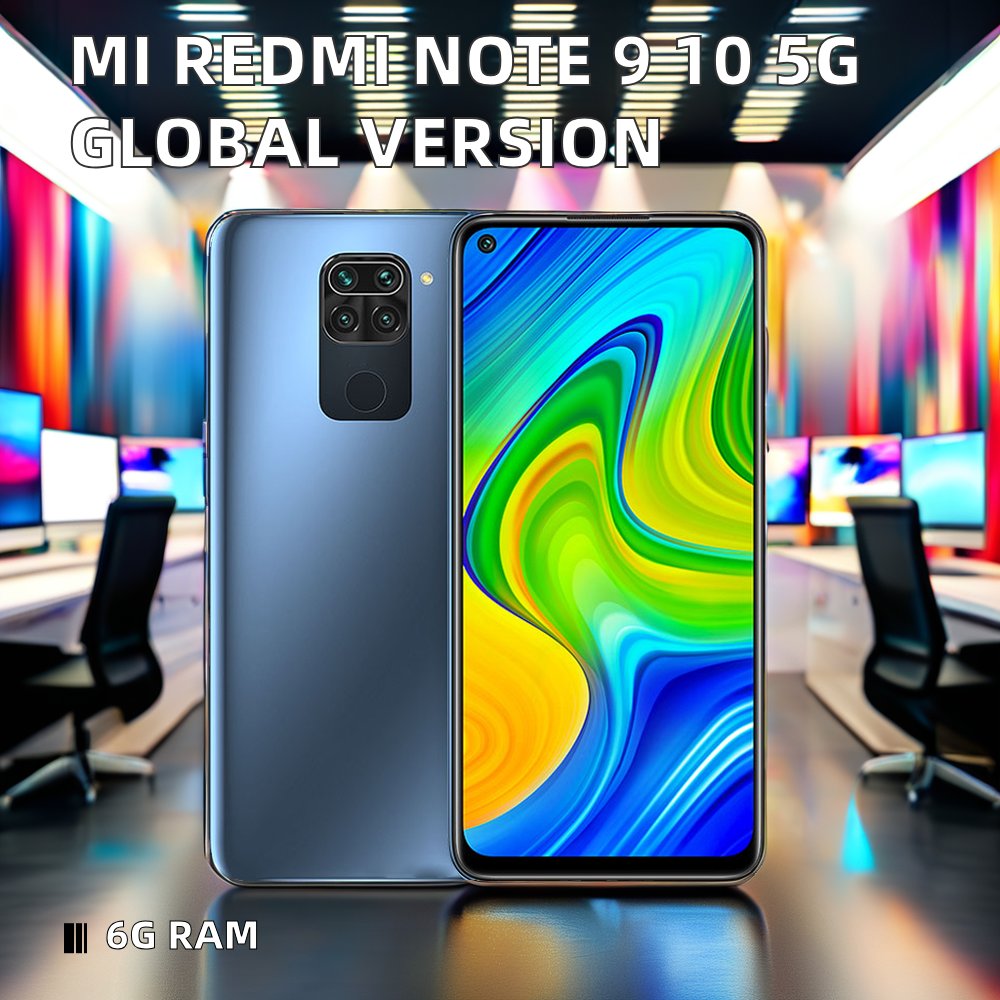 For Xiaomi Redmi Note 9 10 5G Smartphone Wholesale used Cellular with 6GB RAM Supports GSM CDMA LTE