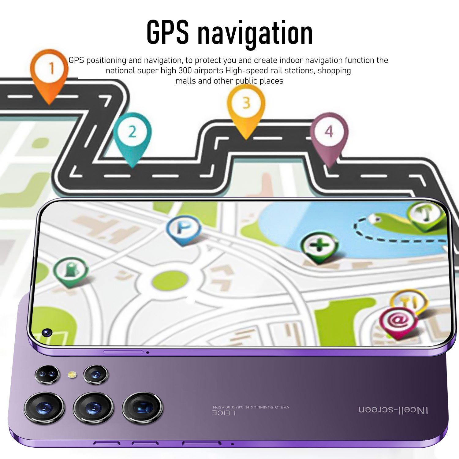 New Style 5G Smartphone Original S24 Ultra Android smartphone unlocking Telefone 16G+1TB Gaming Mobile Phone 7.3 inch telephone