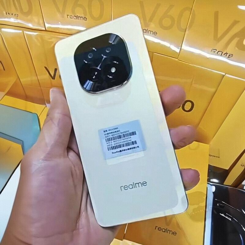 Wholesale Brand New Realme V60 V60s 5000mAh Large Battery 6.67inch LCD 120Hz 32MP Camera 7.94mm Ultra thin 5G Smartphone