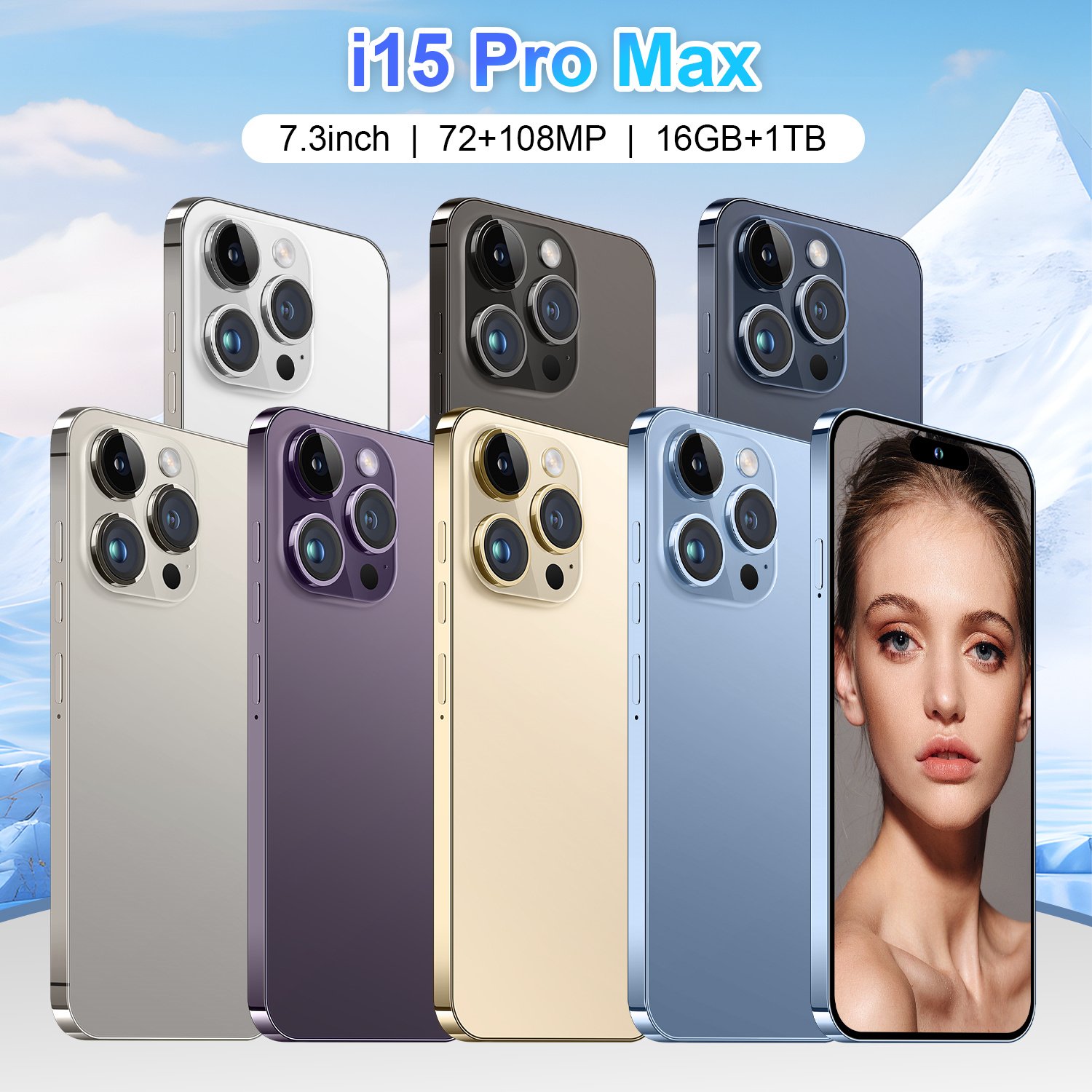 Original New i For Phone 15 Pro Max i15 16 14 13 5G Smartphone Cheap Telephone phone android Gaming Mobile Phone Cheap