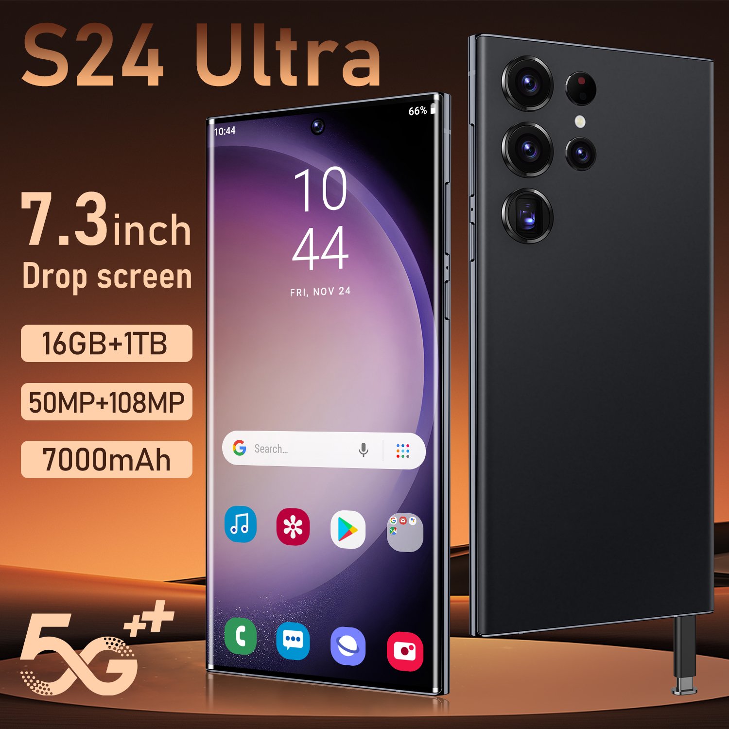 2024 Original s24 ultra phone Smartphone 16+1TB Mobile Phone Cell Gaming 5G smartphone 3G4G