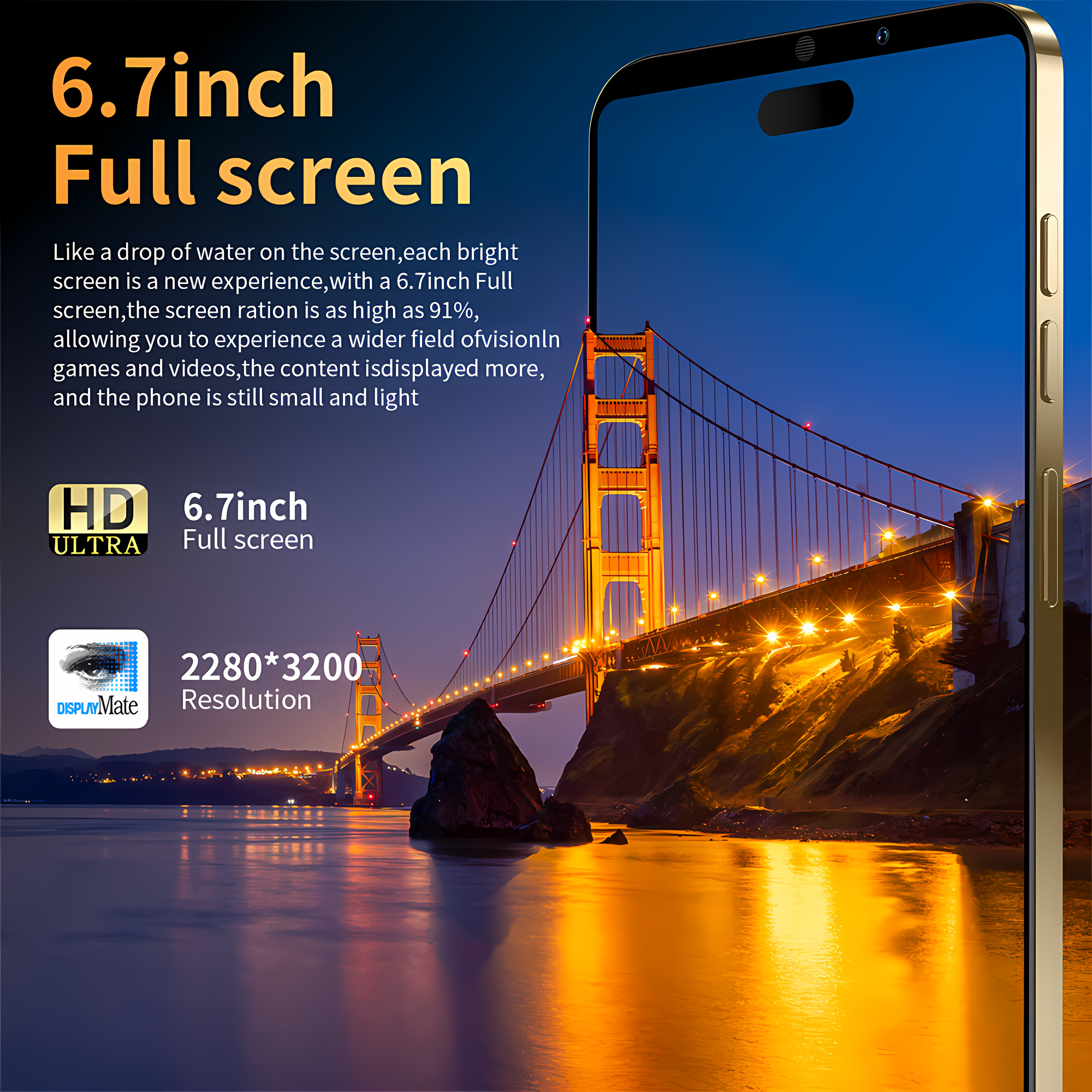 Original High Phone 14 pro max 8+126GB Full Screen Smartphone 5G