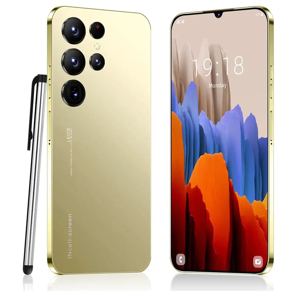 16gbselling ULTRA S23+ 5G Smartphone Original 16GB 5MP Fingerprint Unlock 3200mah Android8.1 Smart Mobile Phone Android HD OLED