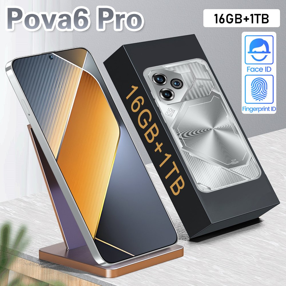 Pova6 Pro The Ultimate 7.3 Full Display Android 5G-Smartphone with 16GB RAM 1TB Storage and 10-Core Power