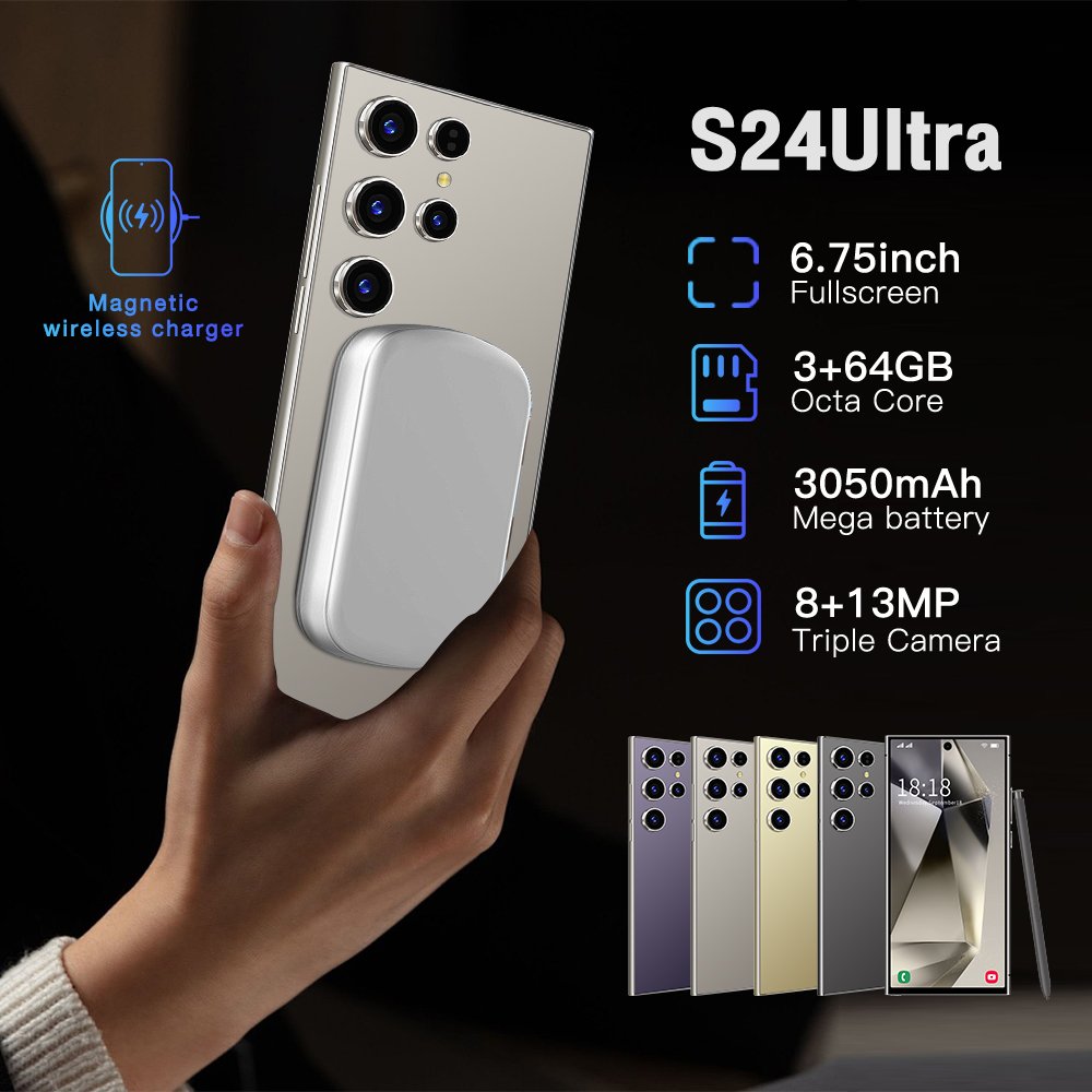 Brand New Original S24 Ultra Mobile 5G Smartphone S24 Plus telefono Cell Phone Smart Phone Telefone Feature Android Gaming Phone