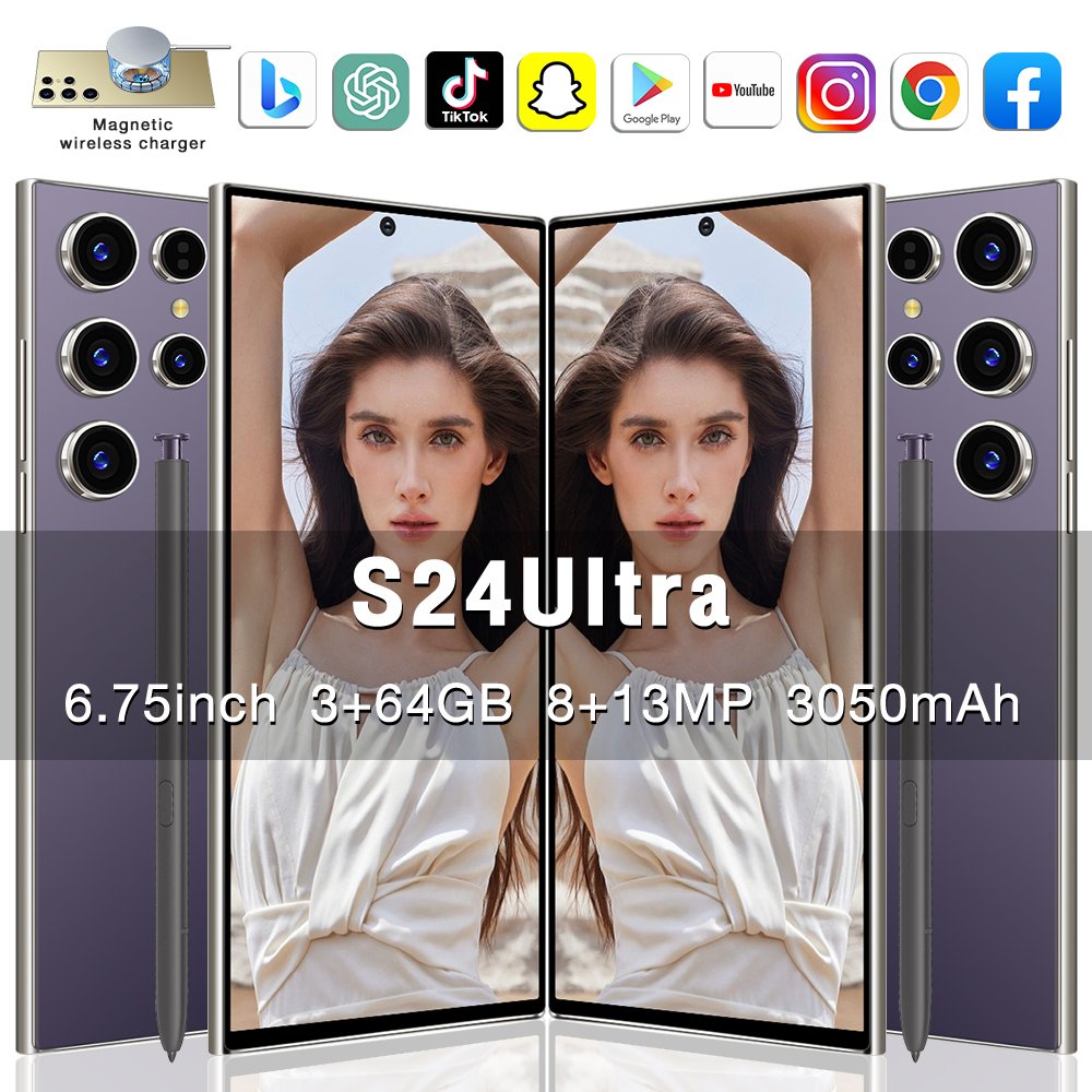 Brand New Original S24 Ultra Mobile 5G Smartphone S24 Plus telefono Cell Phone Smart Phone Telefone Feature Android Gaming Phone