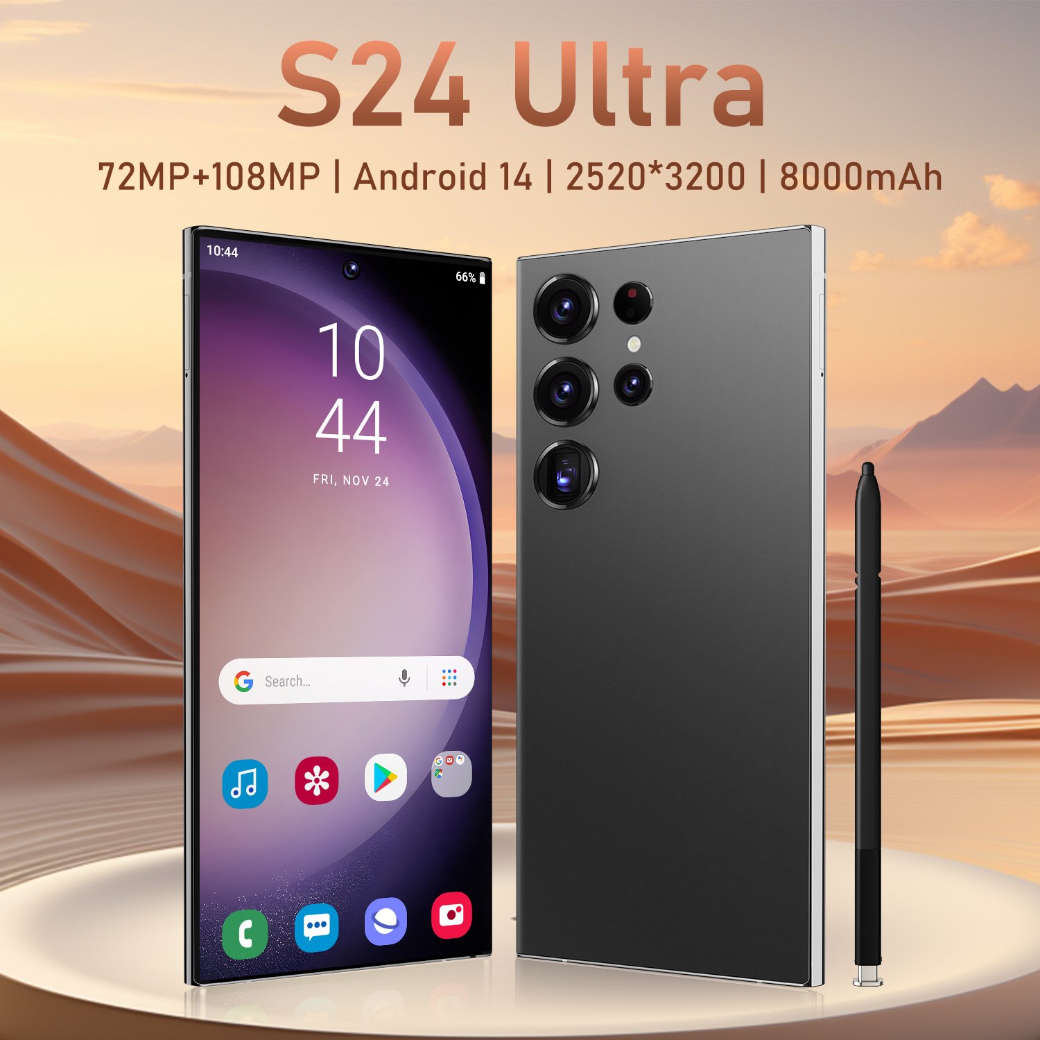 Fnban Original phones s24 ultra Smartphones For s24 ultra 16GB+1TB 5G Dual SIM Cellphone Mobile Phone s24 ultra 5g smartphone