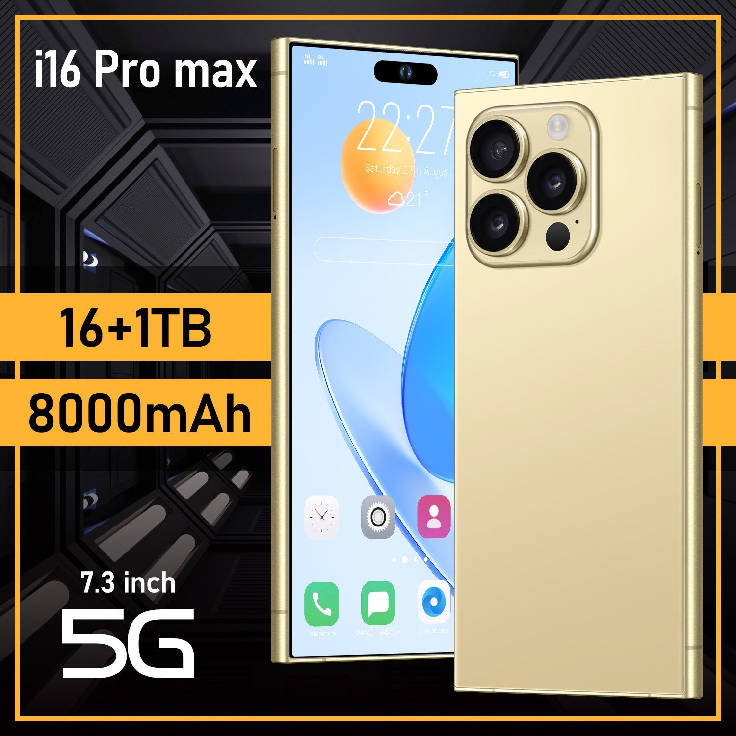 New arrived Phone with stylus For Phone 16 Pro max Smartphone Telefon Gaming 16 15 Android 14 5G Smartphone with Big Battery