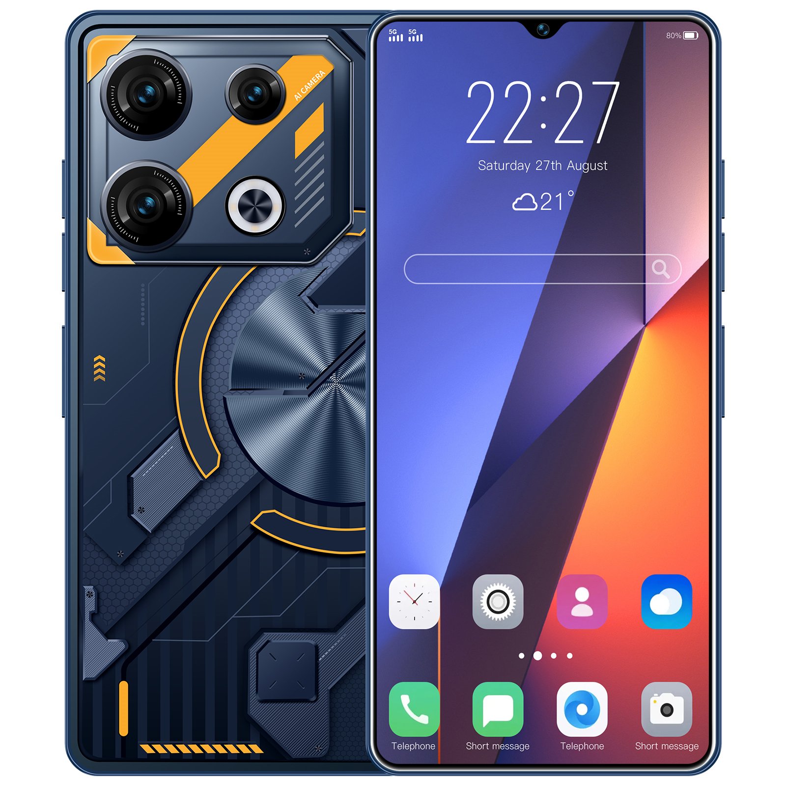 GT10 5G Android Smartphone Global Wholesale Edition with 16GB RAM 1TB Storage and Advanced Security