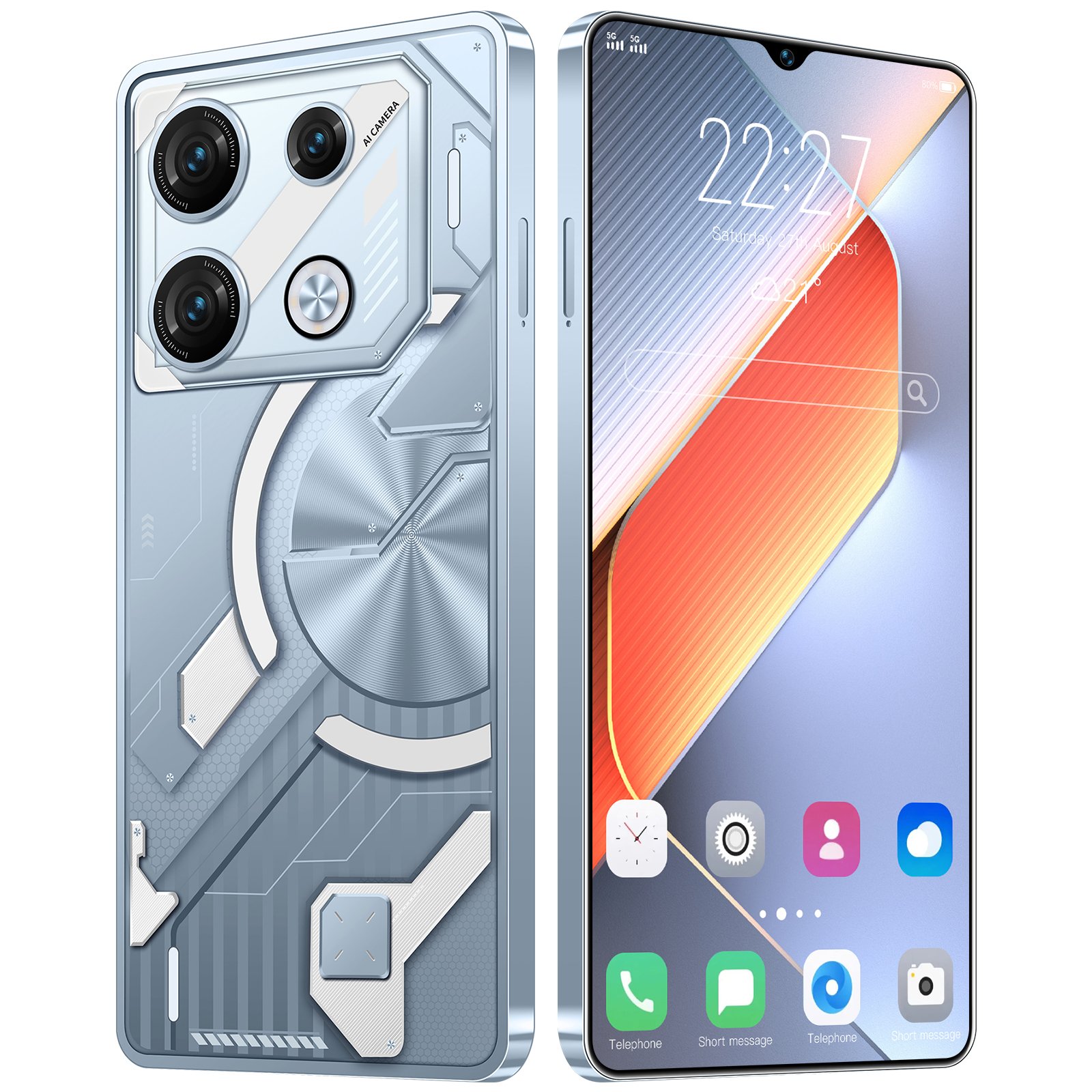 GT10 5G Android Smartphone Global Wholesale Edition with 16GB RAM 1TB Storage and Advanced Security