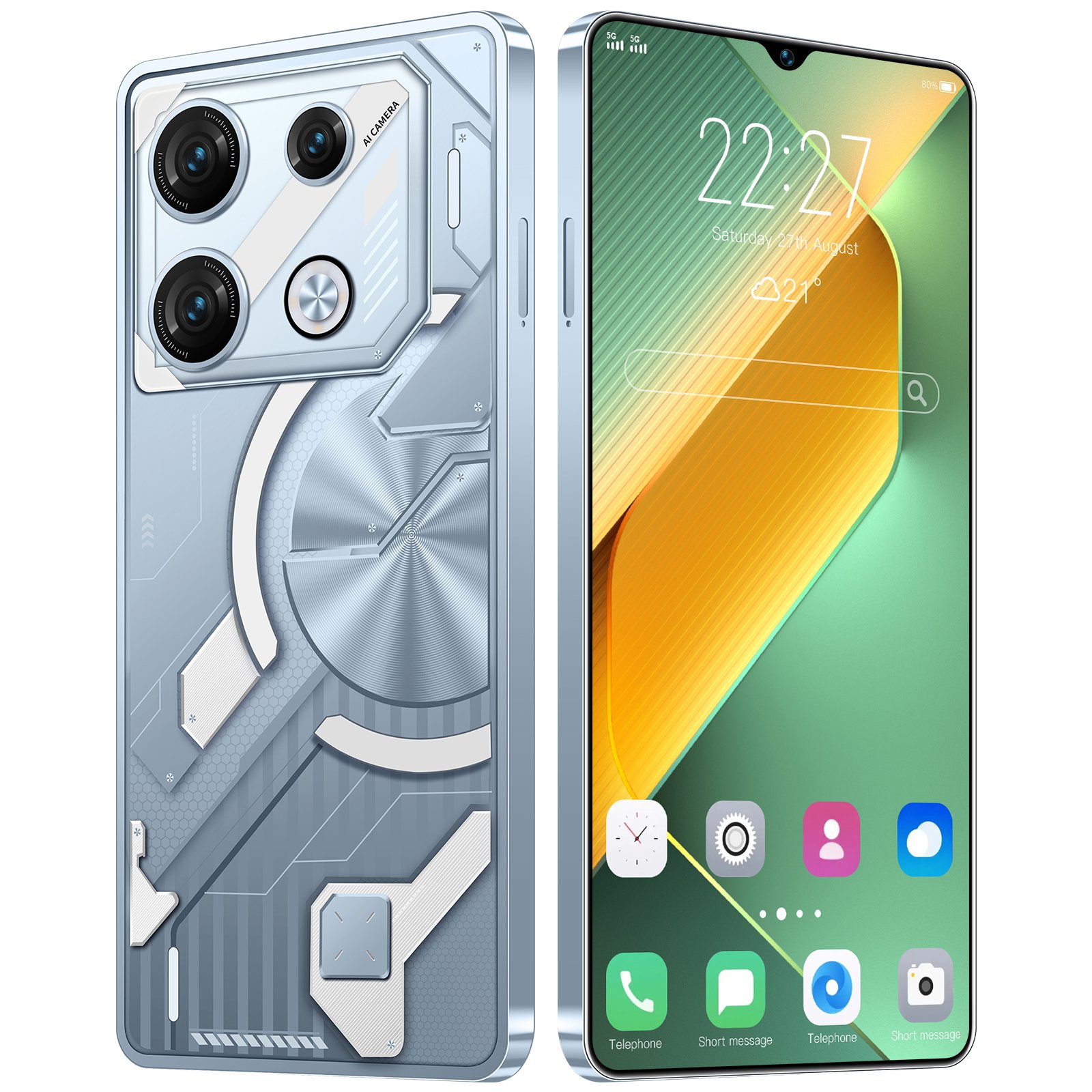 GT10 5G Android Smartphone Global Wholesale Edition with 16GB RAM 1TB Storage and Advanced Security