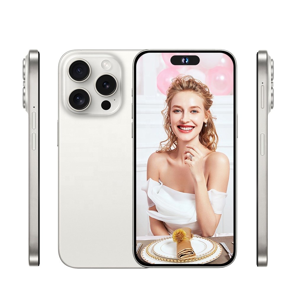 2023 Unlock Clone 15 pro max cell phone 6.8 inch Big Screen 5G smartphone 16GB + 1TB Global unlock dual SIM mobile phone