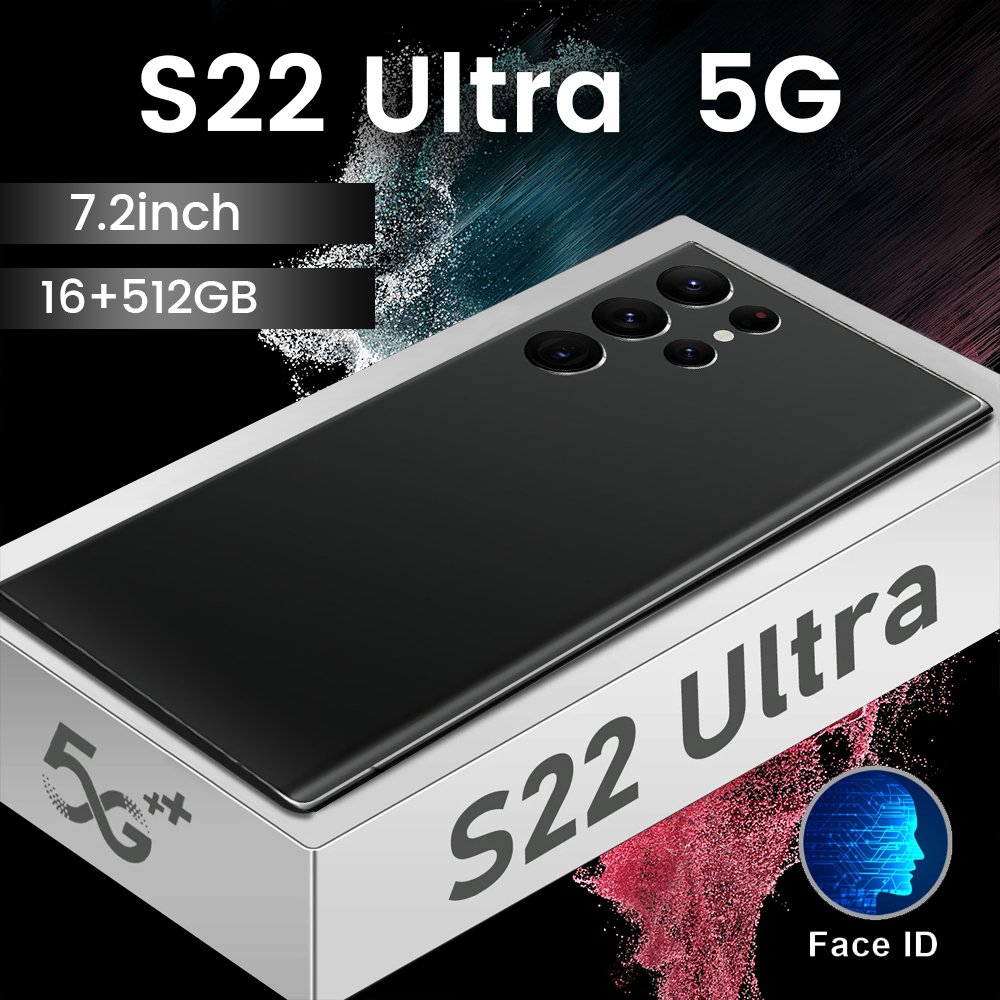 Newest S22 Ultra Phone Global Version Smartphone 16GB+512GB Android Cellphones Original Unlocked 5g Gaming Mobile phones