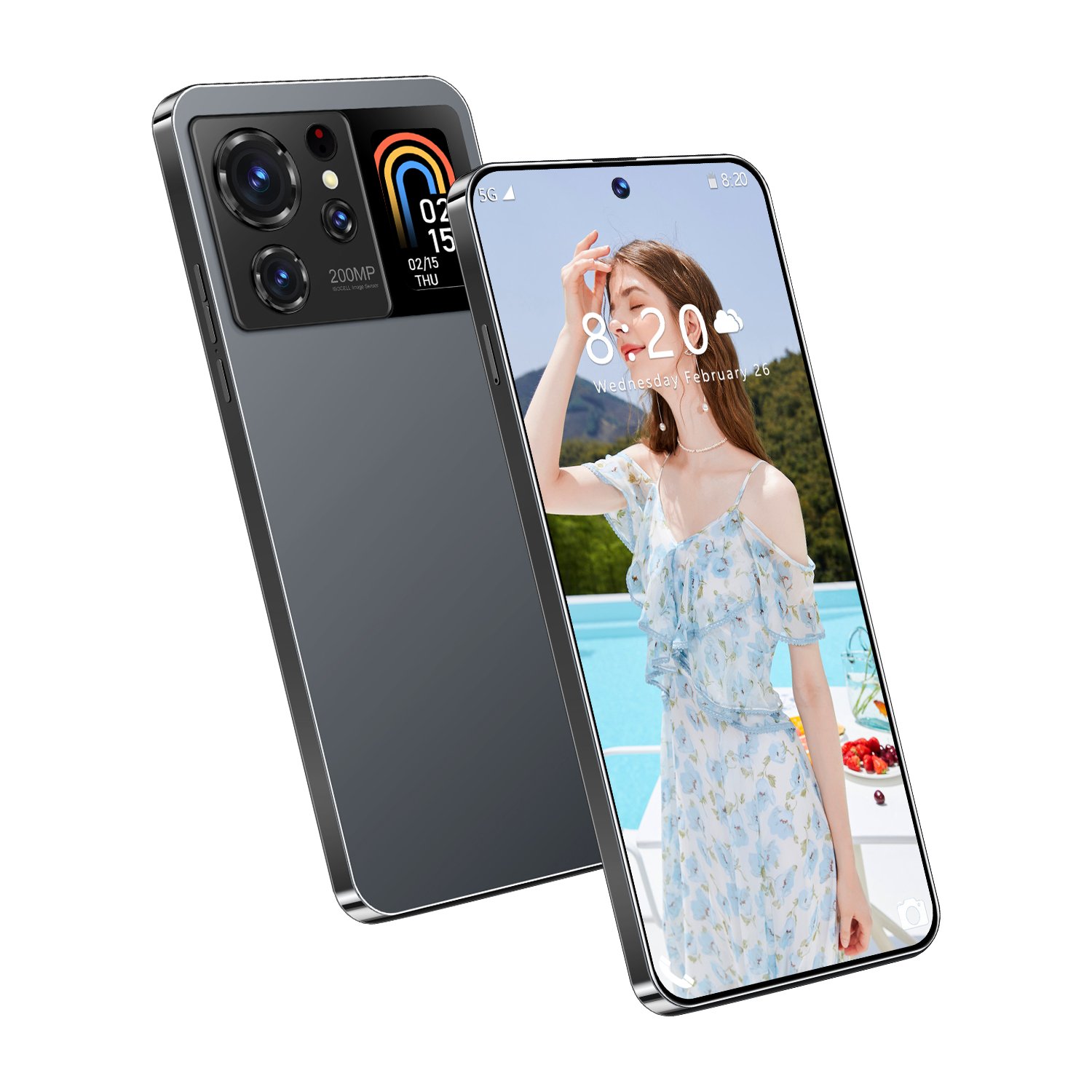 2024 S24 7.3 Inch Cellphone 8000mAh Battery 3GB+64GB Storage Stylus Pen Android 13 Stock Wholesale New unlock