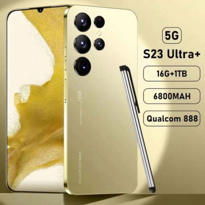 Best Selling Smart phone S23 HD 48MP+ 72MP 6.8inch 5000mah battery Android beauty phone