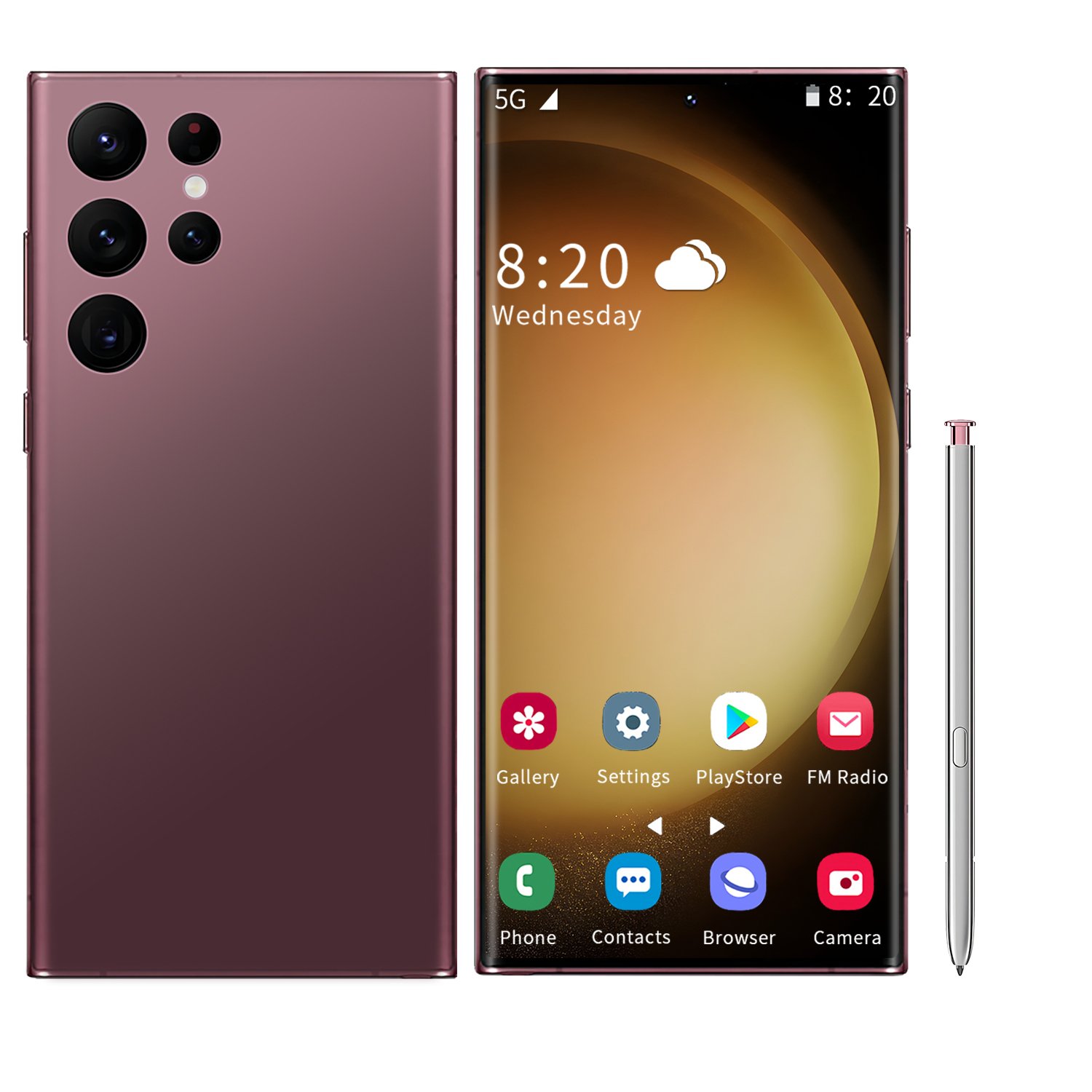 2024 NEW S23 Ultra 3+64gb Unlocked mobile phone s23 Ultra .8 inch 4000mAh Smart Mobile Phones