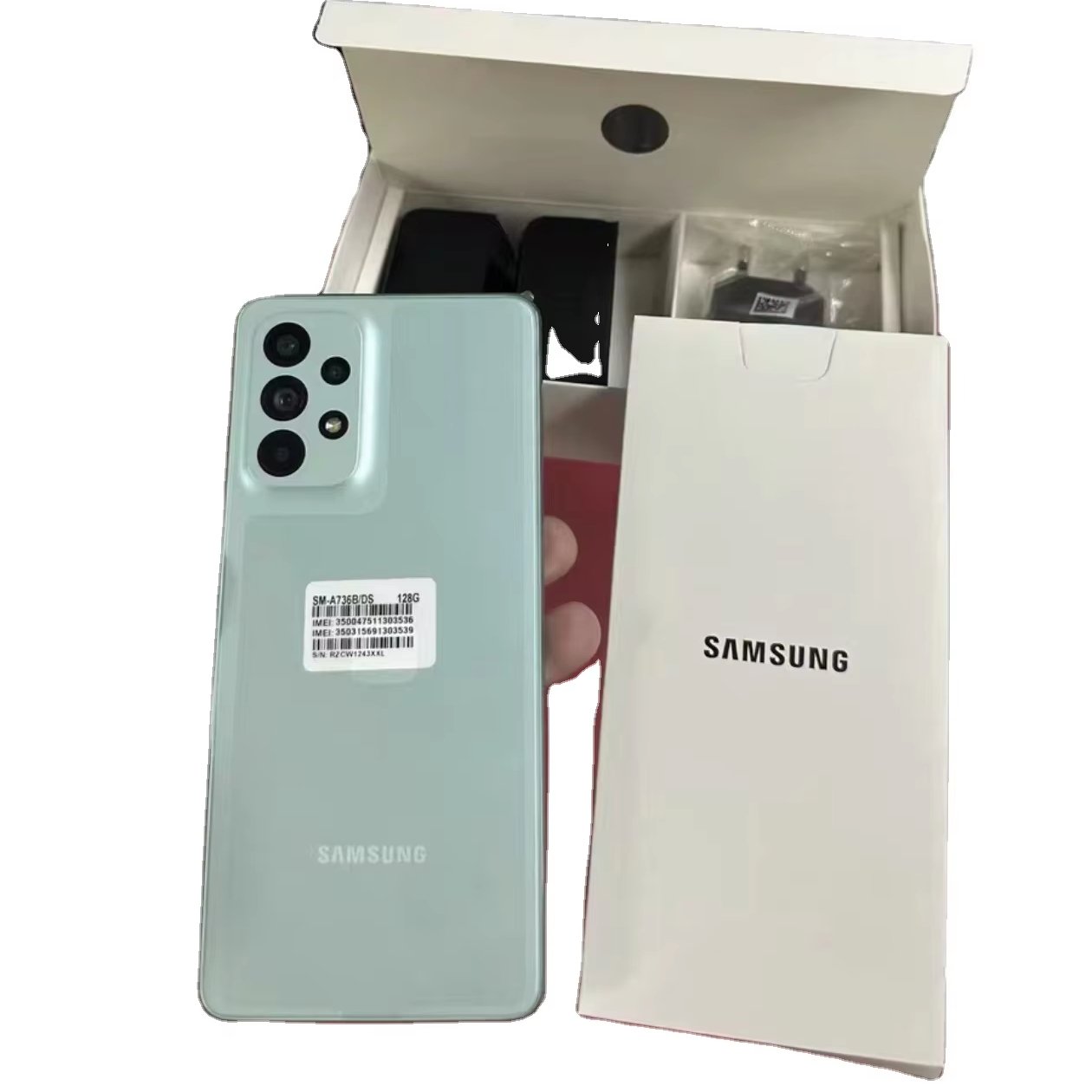 Normal Full Set of Packing Boxes Flawless Function All for Samsung A73 5G Dual-sim Dual-standby Phone Perfect Screen Android 6.7