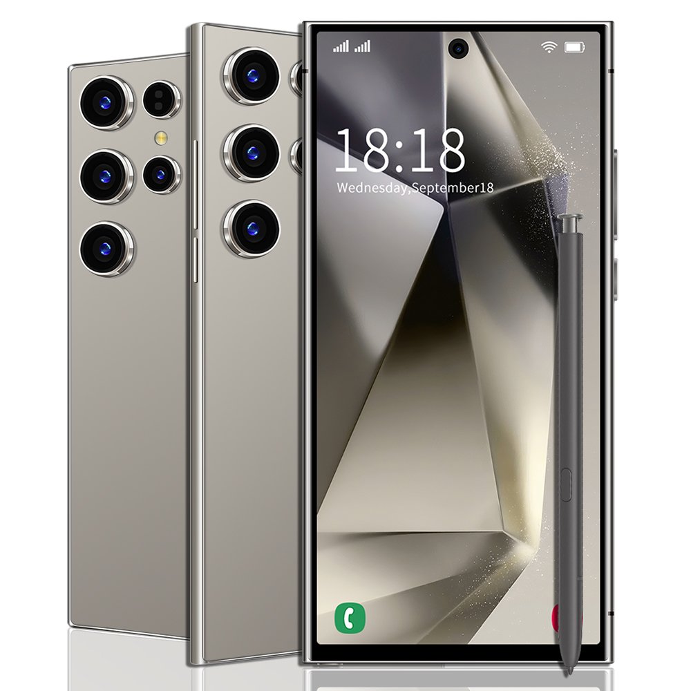 Hot Selling S24 ULTRA original 7.3 inch 16GB+1TB 72MP+108MP Big Screen cellphone Smartphone 5G gaming Mobile Cell Phone