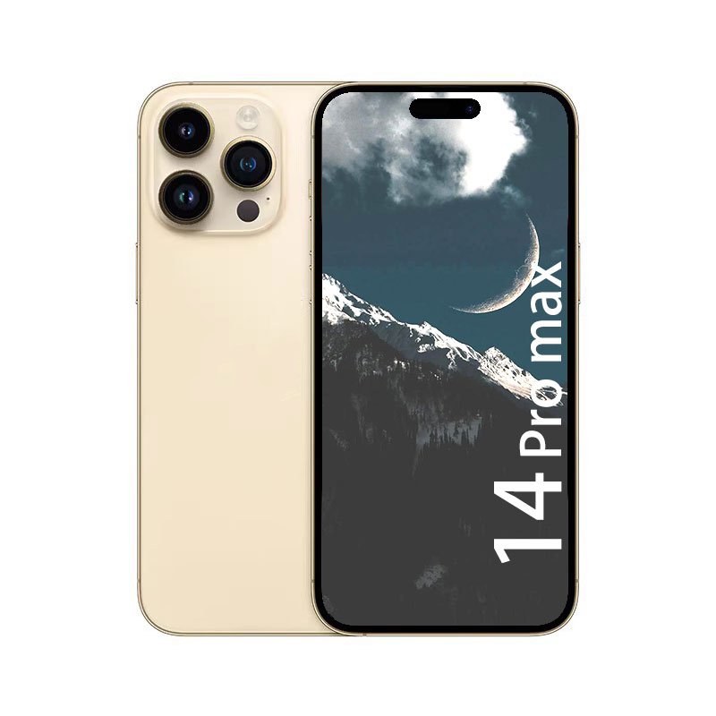 Original wholesale mobile phone 14 pro max 5G smartphone 6.7-inch CPU Hexa Core dual SIM card face recognition 5G mobile phones
