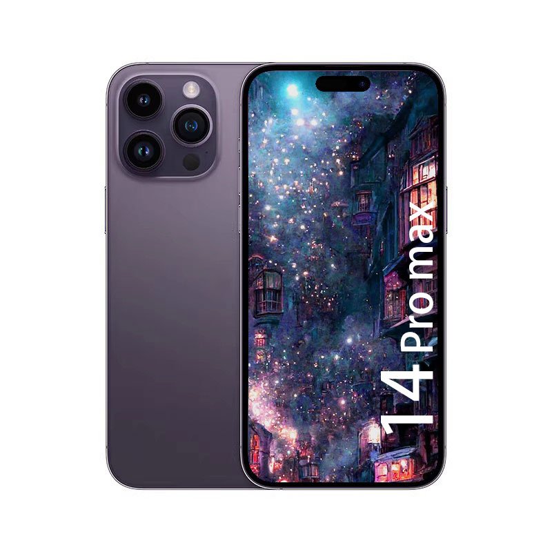 Original wholesale mobile phone 14 pro max 5G smartphone 6.7-inch CPU Hexa Core dual SIM card face recognition 5G mobile phones