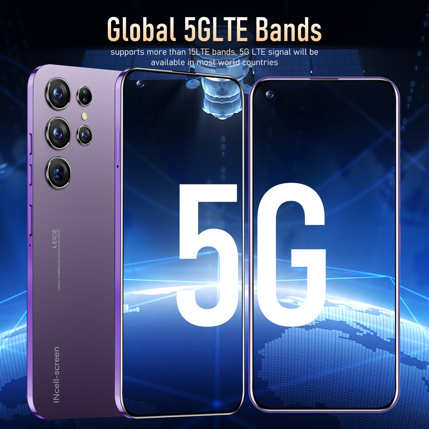 5G Mobile Phones Original SmartPhone S24 Ultra 7.3 HD 16GB+1TB Dual Sim 72MP+108MP 7800mAh Unlocked Cellphone Android Cell Phone