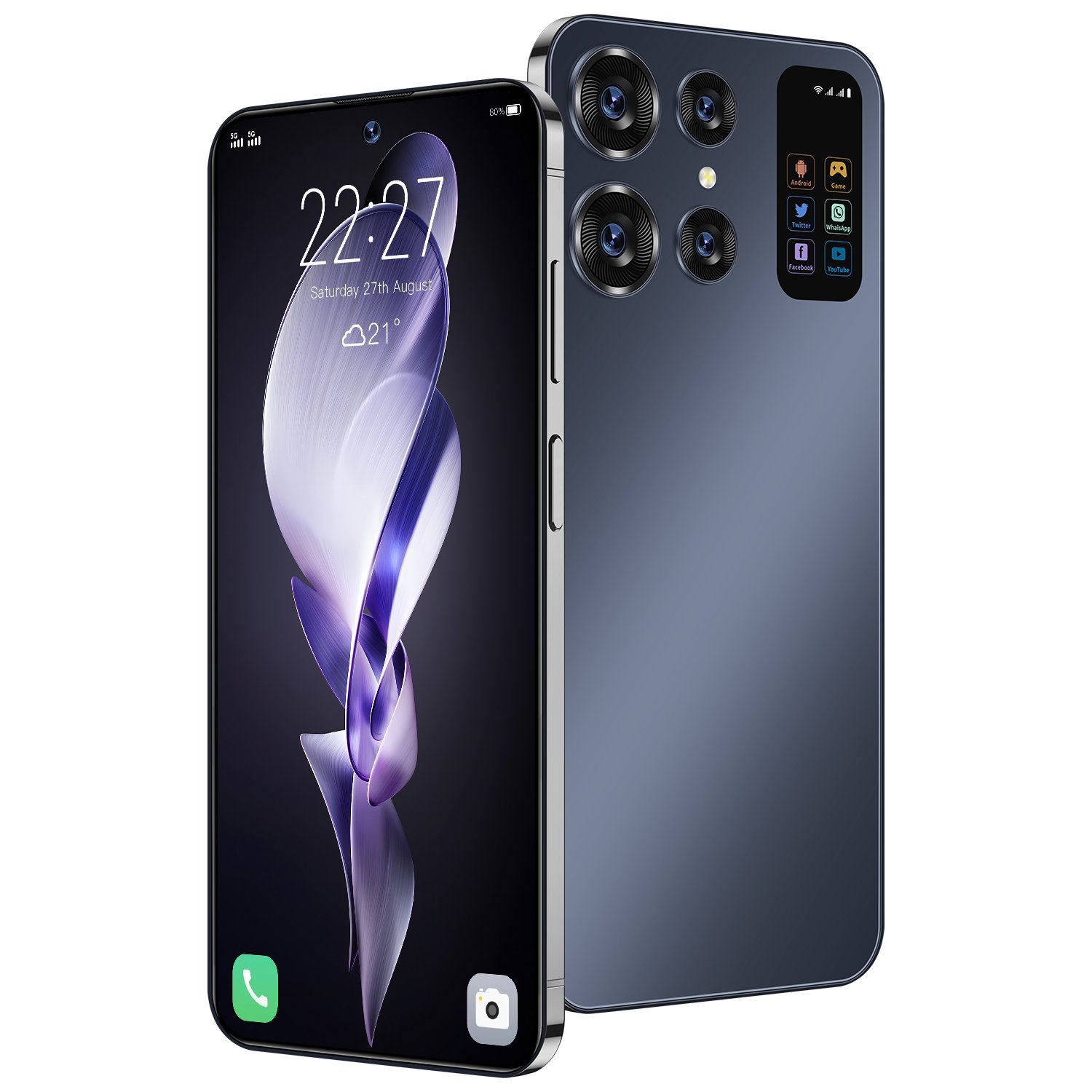 Original S24 Ultra 7.3inch Big Screen Smartphone 16GB+1TB Unlocked Clone Phone 5G Network with Dual Sim Android 13 Mobile phone