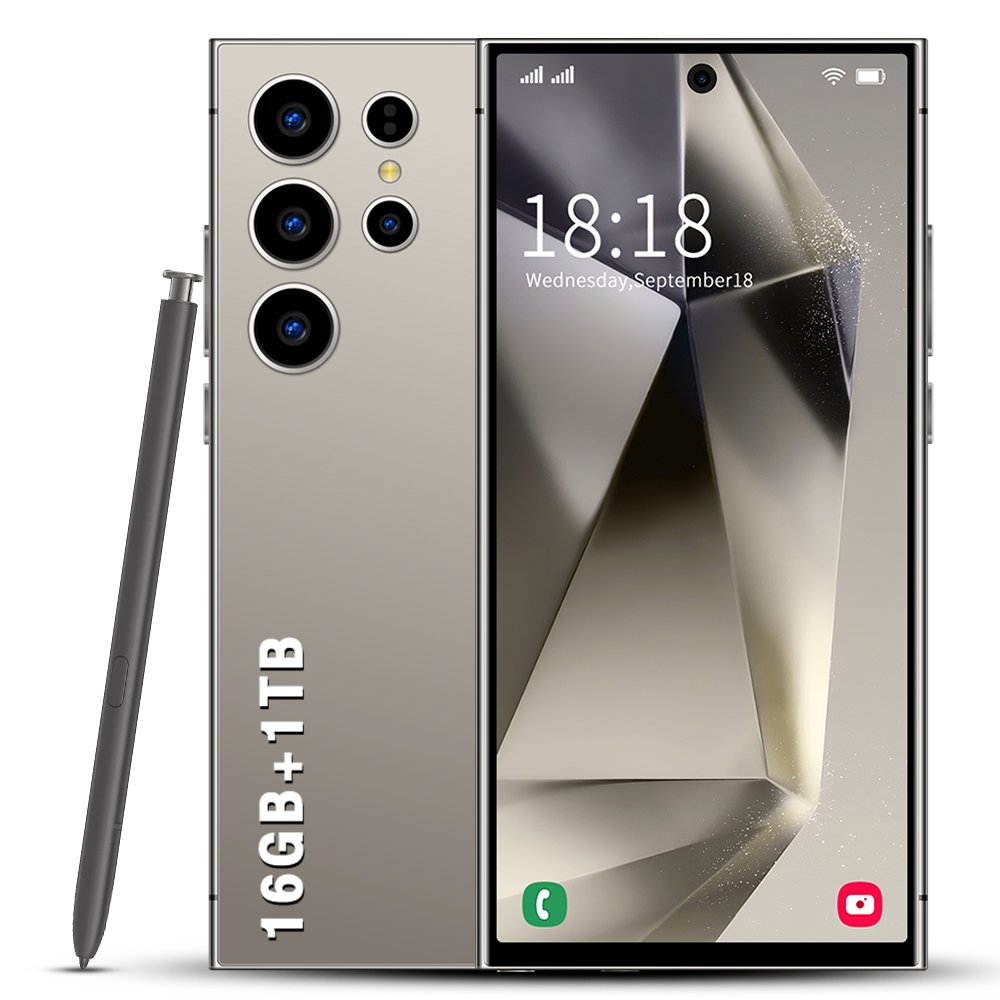 Gloabal Version phones S24 ultra 5G Smartphones 16GB+1TB 7.3inches HD screen Dual SIM Android 14 Cellphone Mobile Phone