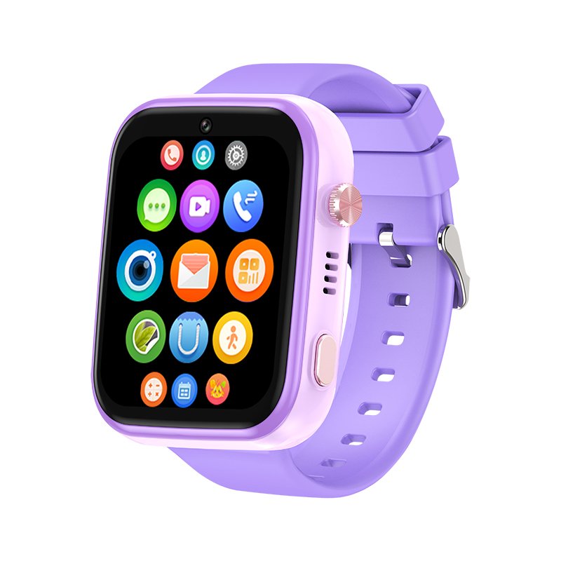 Newest Model 4G GPS Kids Smart Watch Transparent Case Calling Phone Waterproof SOS Calling Smart Watch With SIM Card