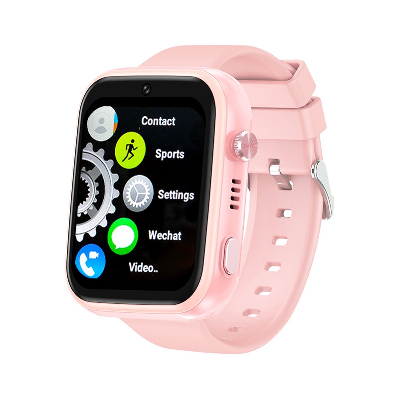 Newest Model 4G GPS Kids Smart Watch Transparent Case Calling Phone Waterproof SOS Calling Smart Watch With SIM Card