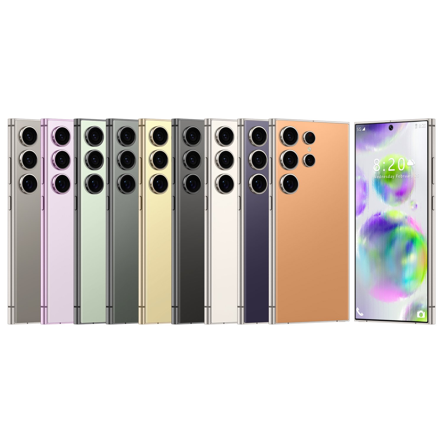 Global Version 2024 Original Android S24 Ultra Smartphone 16+512GB 5G Cell Gaming Phon Octa CPU Smart Features 5G smartphone