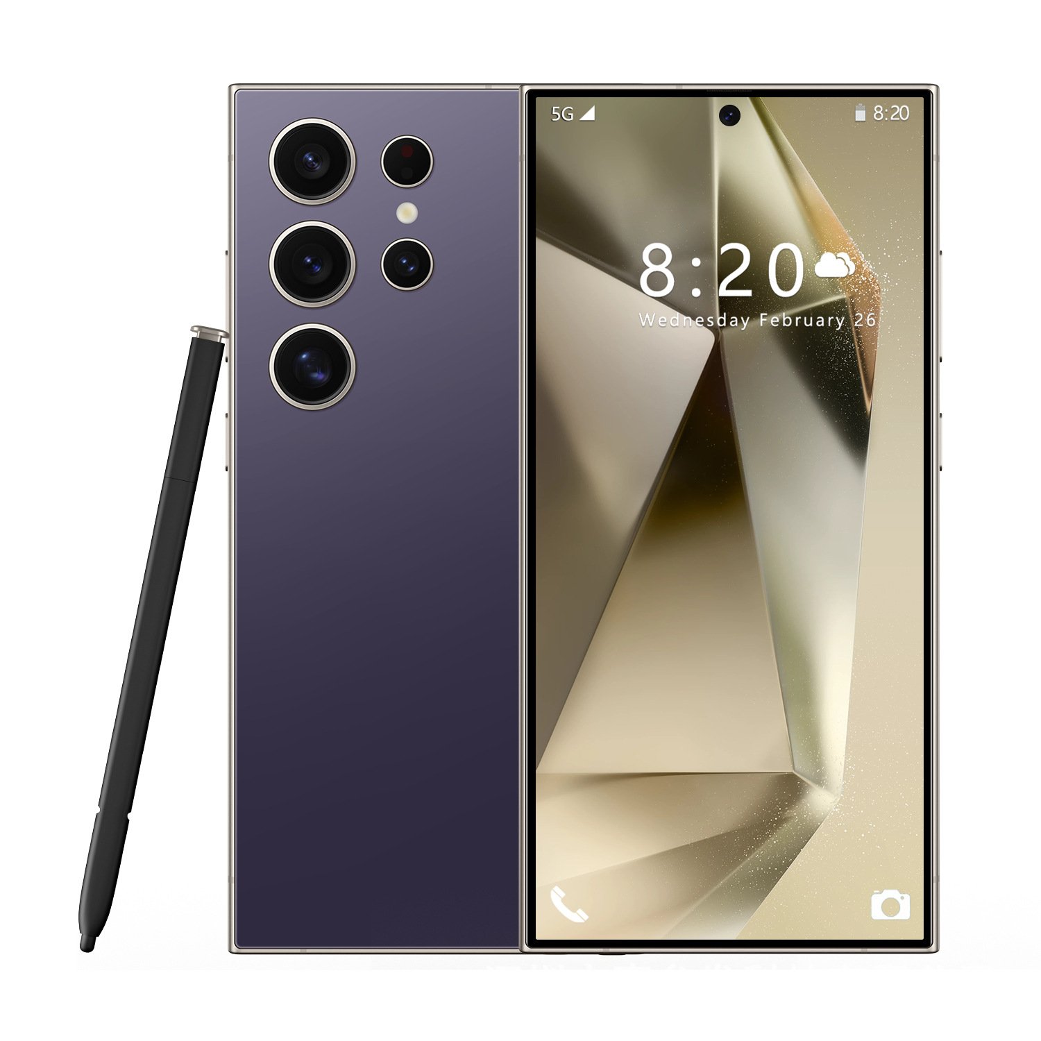 High Quality Original S24 Smartphone S24 Galaxy S24 Ultra Smart Phone Unlocked 4g 5g Clone Cellphone 7.3inch
