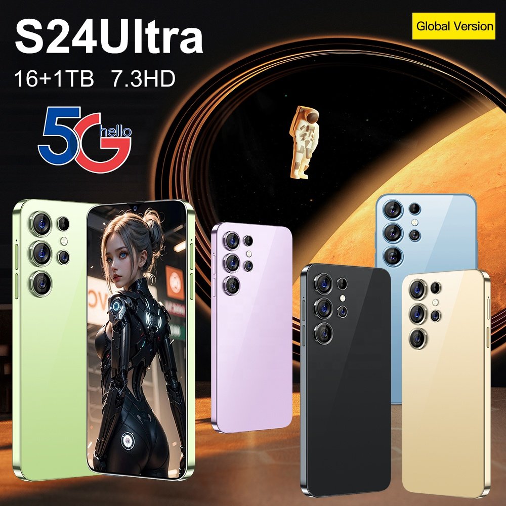 2024 Original Mobile Phone Brand New S24 Ultra S23 16G 1T 6.7 Android 13 Celular Low Price 5G Smartphone